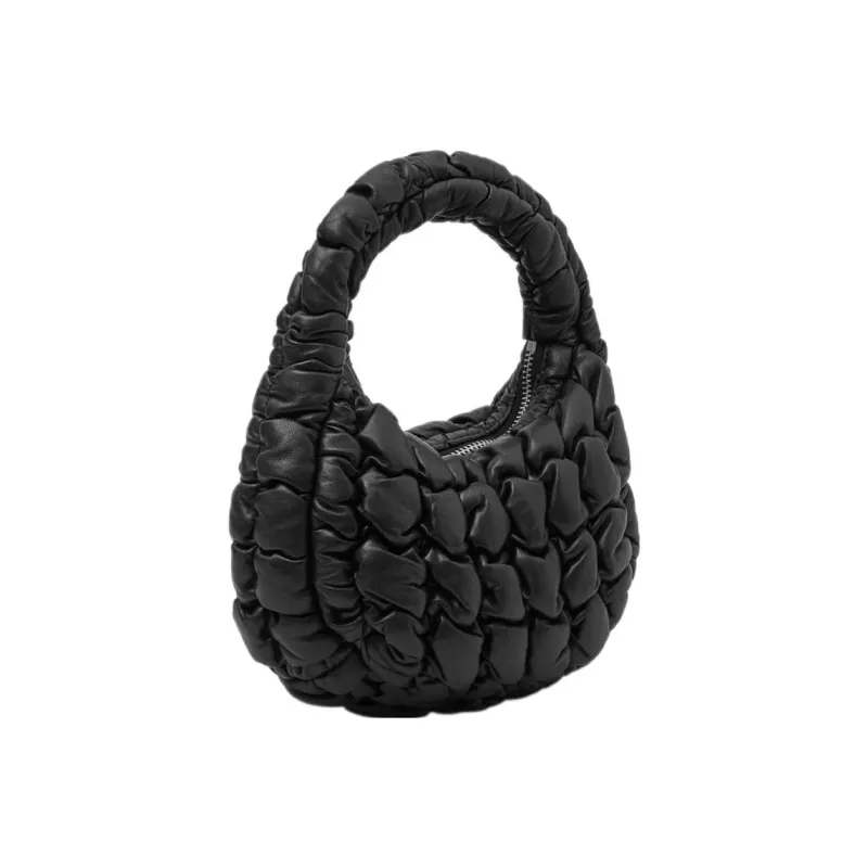 COS Sheepskin Cloud Bag Handbag Small Size Women's Black-1