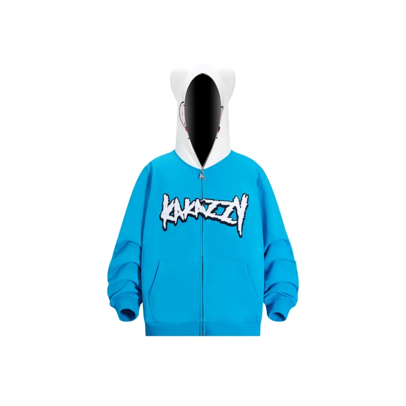 KAKAZZY Sweatshirts Unisex Blue-1