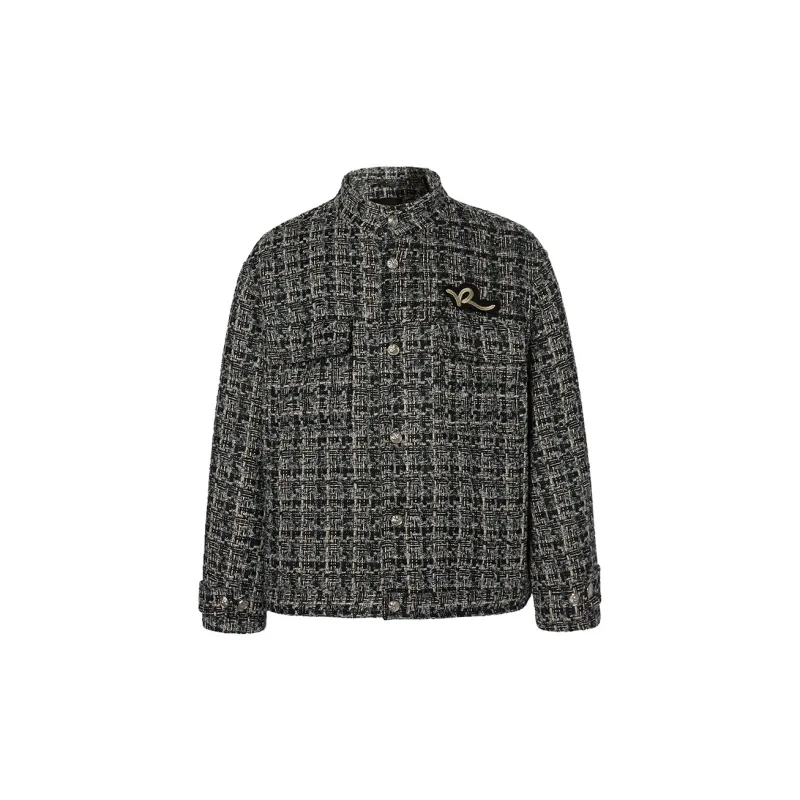ROCAWEAR Puffer Jacket Unisex Black Multicolor-1