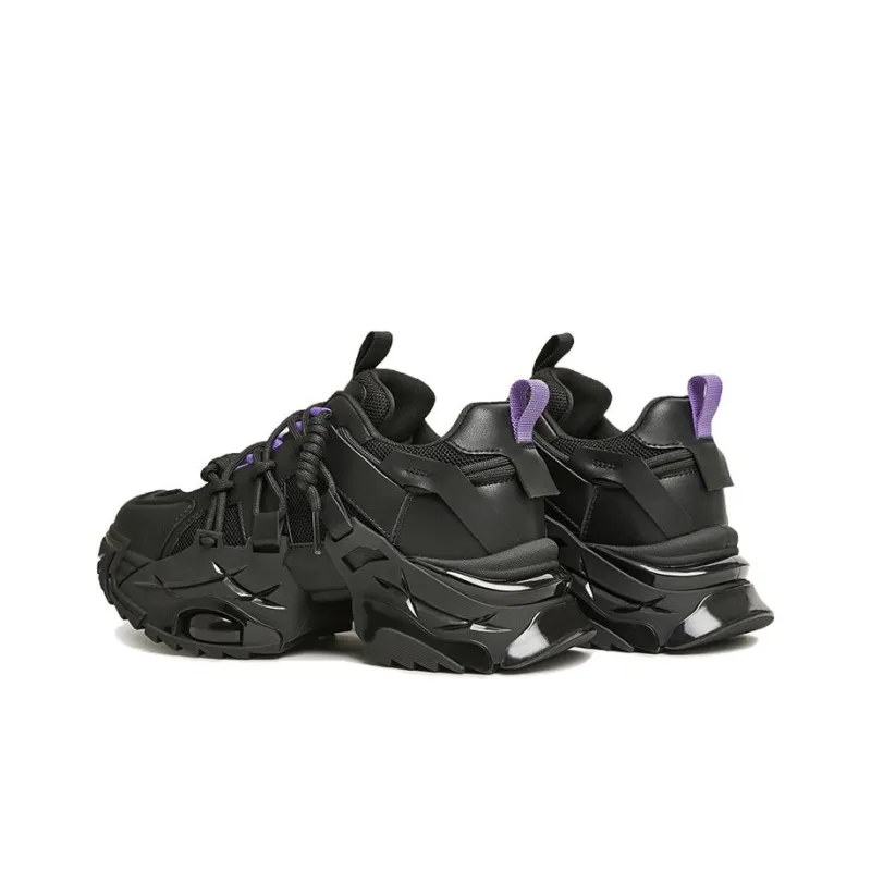 BASTO Durable Breathable Low Top Chunky Sneakers 5cm Women's-2