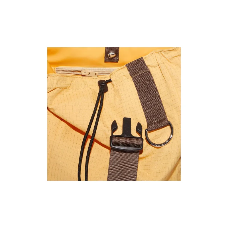 Acne Studios Recycled Material Backpack Tubas Unisex Yellow & Brown-3