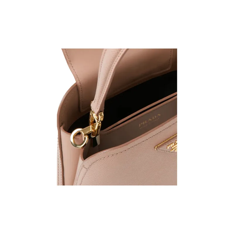 PRADA Matinée Leather Handbag Shoulder Bag Crossbody Bag Mini Women's Pink-3
