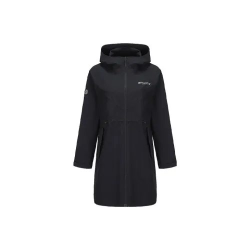 Discovery Expedition Trench Coats Women's Black