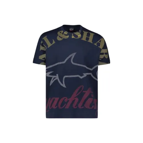 Paul & Shark T-Shirts Men Dark Blue