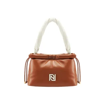 ROSA HERMOSO Top Grain Sheepskin Drawstring Bag Handbag Shoulder Bag Women's
