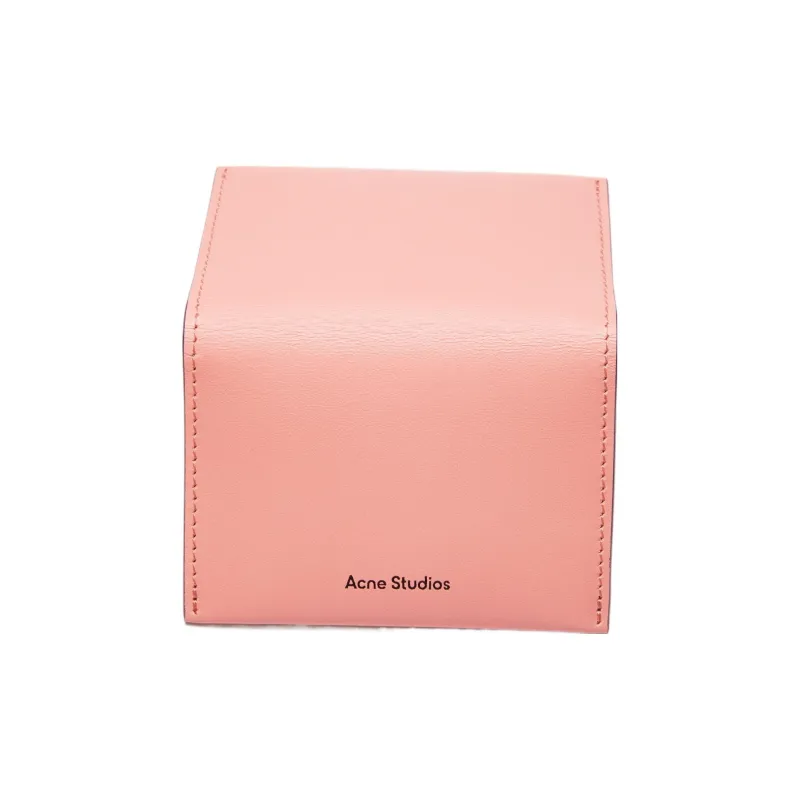 Acne Studios Calfskin Card Holder Regular Women's Pink Orange-1