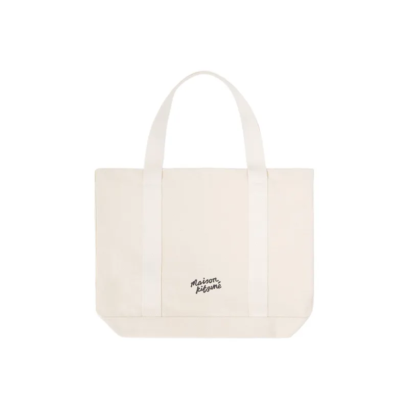Maison Kitsuné Fox Head Printed Large Tote Bag-1