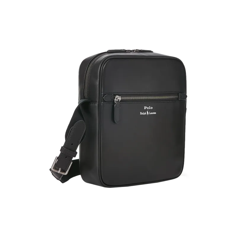 Polo Ralph Lauren Cow Leather Shoulder Bag Crossbody Bag Regular Men's Black-1