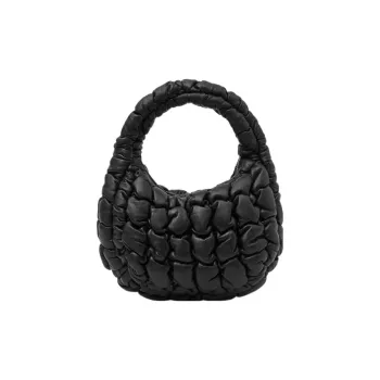 COS Sheepskin Cloud Bag Handbag Small Size Women's Black