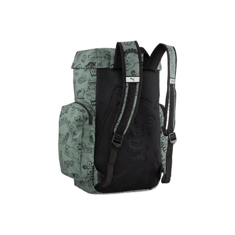 PUMA RIPNDIP Collaboration Polyester Backpack Regular Unisex Green-1
