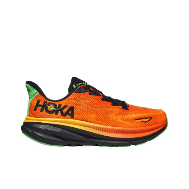 HOKA ONE ONE Clifton 9 Flame Vibrant Orange-1