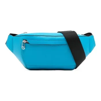 Mulberry Leather Crossbody Fanny Pack Regular Men's Light Blue