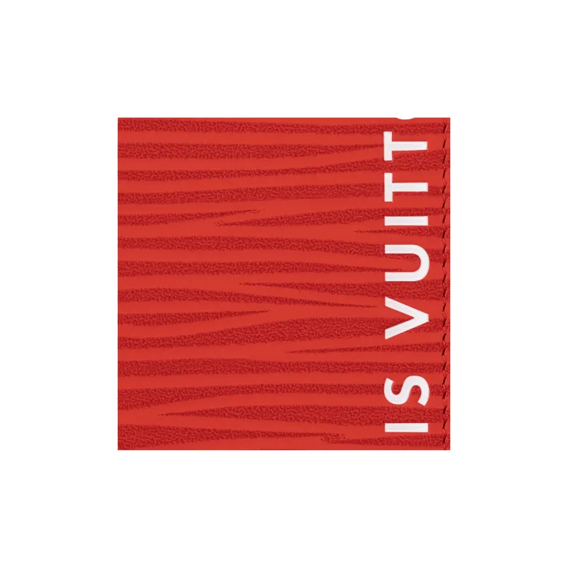 LOUIS VUITTON Pocket Organizer Vermillion Red-5