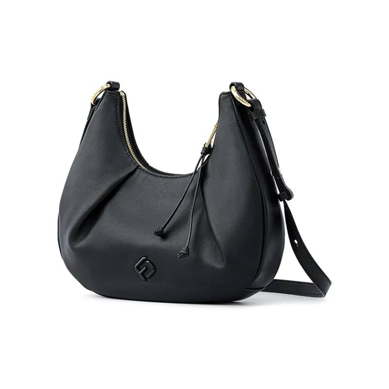 FION Soft Genuine Leather Shoulder Bag, Handbag, Shoulder Bag Women's Solid Color-1