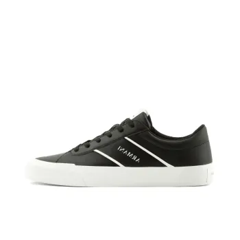 ARMANI EXCHANGEAE Low Top Skateboard Shoes Men's Black