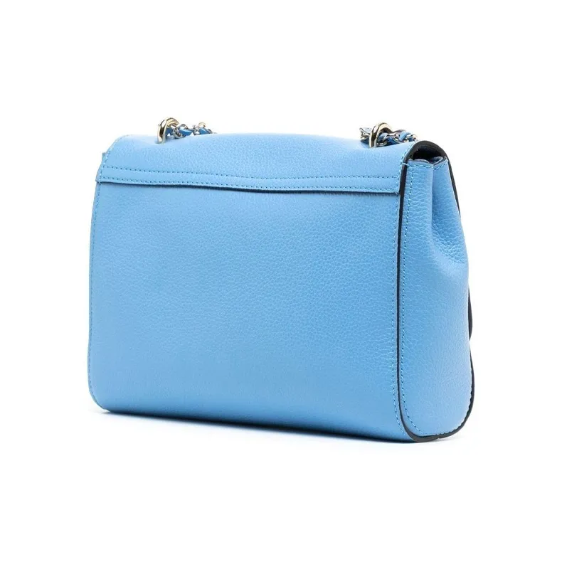 Mulberry Lily Grain Cow Leather Crossbody Bag Shoulder Bag Women's Blue-1