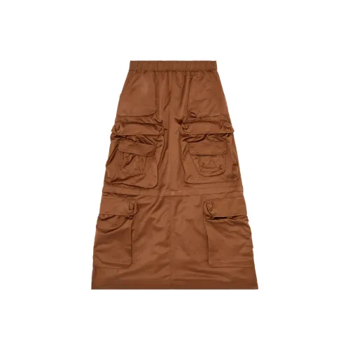 DIESEL Casual Long Skirts Women's Brown