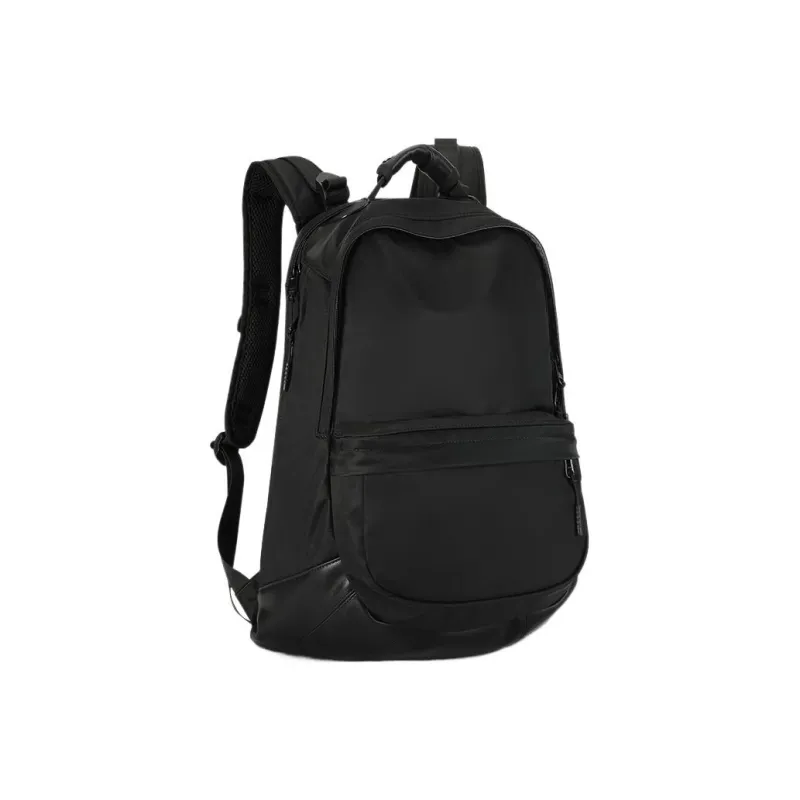 BJIAX Nylon Laptop Backpack Regular Unisex Black-1
