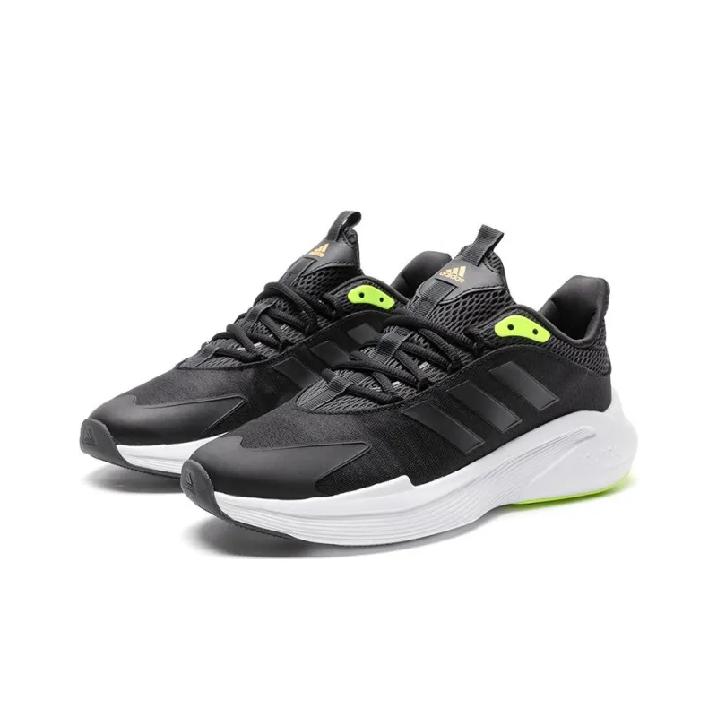 Adidas Alphaedge + Core Black Carbon Lucid Lemon-2