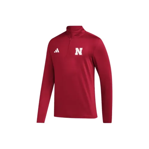 Adidas Nebraska Sweatshirts Men Red