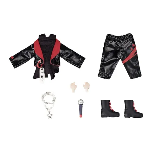GSC Clay Doll Apparel Set Idol Windbreaker Outfit For Boy In Dark Red Model Accessories