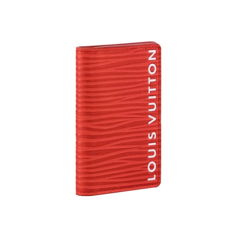 LOUIS VUITTON Pocket Organizer Vermillion Red-1