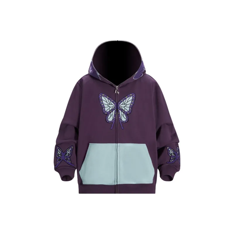 KAKAZZY Sweatshirts Unisex Dark Purple-3
