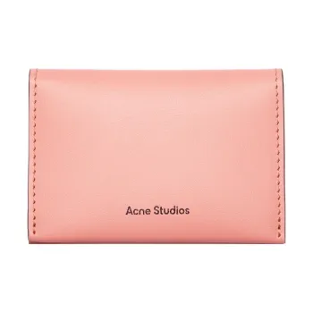 Acne Studios Calfskin Card Holder Regular Women's Pink Orange