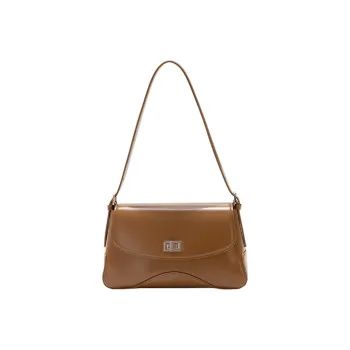 GXFMOD Cow Leather Shoulder Bag, Crossbody Bag Women's Brown/Black/Coffee