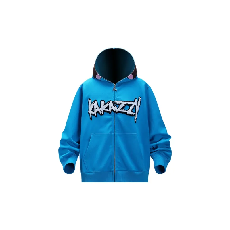 KAKAZZY Sweatshirts Unisex Blue-4