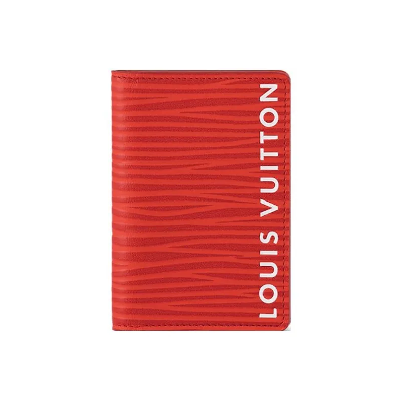 LOUIS VUITTON Pocket Organizer Vermillion Red-0