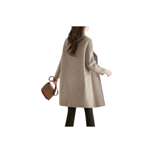 Cypress House Coat Women's Coffee Herringbone