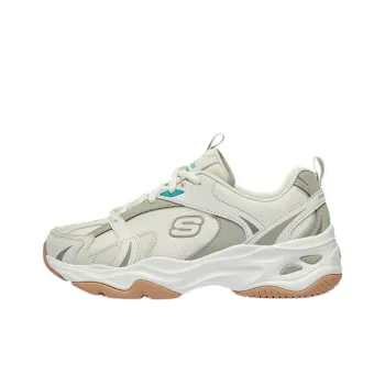 Skechers D'Lites 4.0 Shoes 'White Grey' Women's