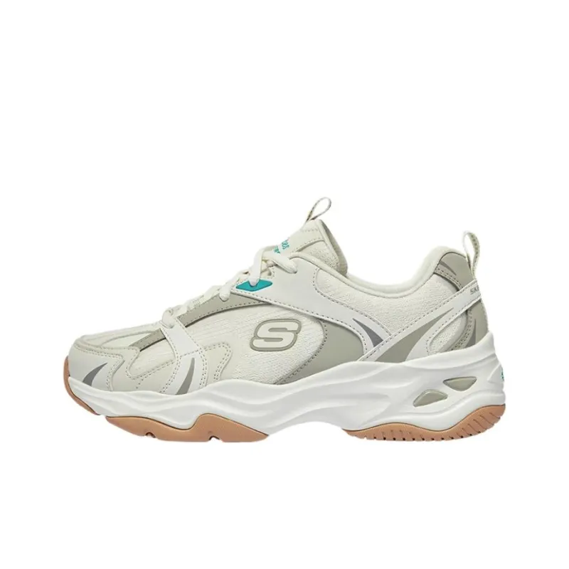 Skechers D'Lites 4.0 Shoes 'White Grey' Women's-0