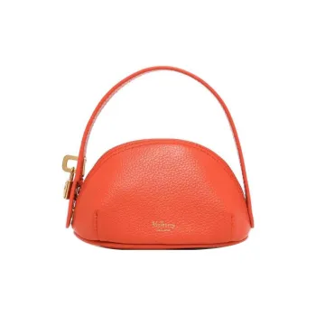 Mulberry Leather Handbag Mini Women's Orange