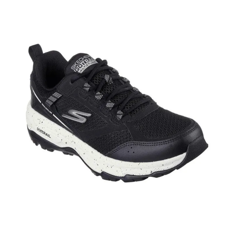 Skechers Go Run Trail Wear resistant And Lightweight Low Top Running Shoes Women's Black-2