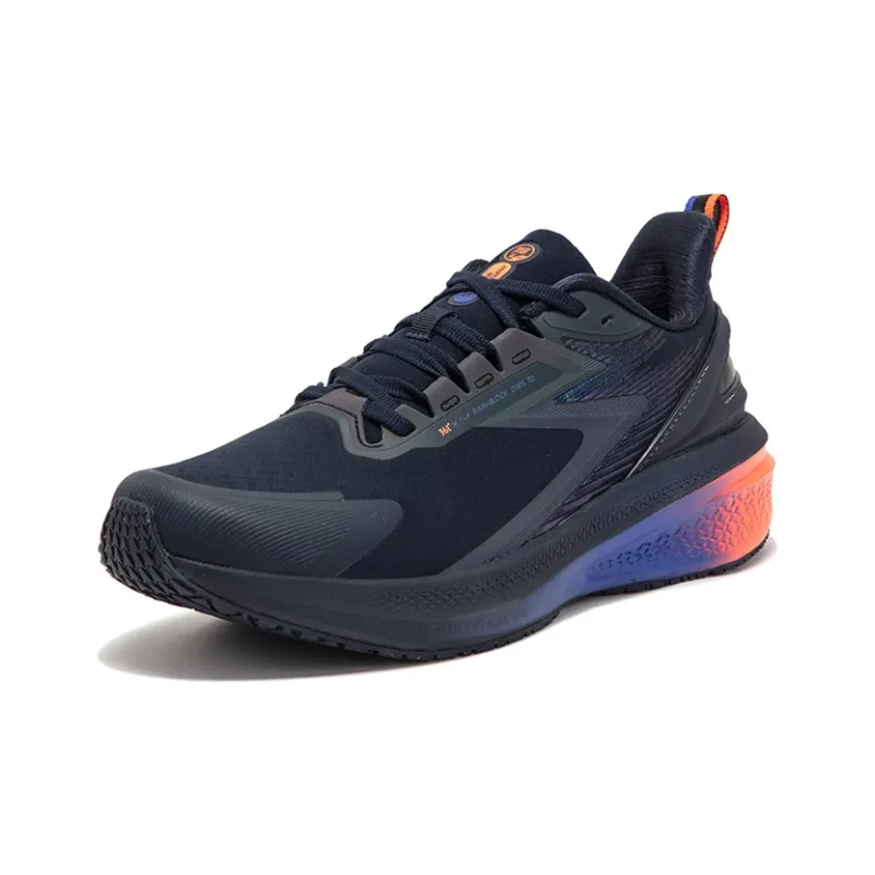 361° Rain Screen 7 Generations Wear Resistant Slip Resistant Low Top Running Shoes Men's Shadow Blue/Game Blue-1