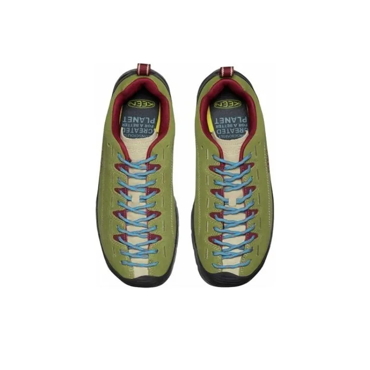 KEEN Jasper Abrasion Resistant Low Top Outdoor Shoes Men's Green-3