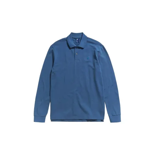 G-STAR RAW Polo Shirts Men Blue