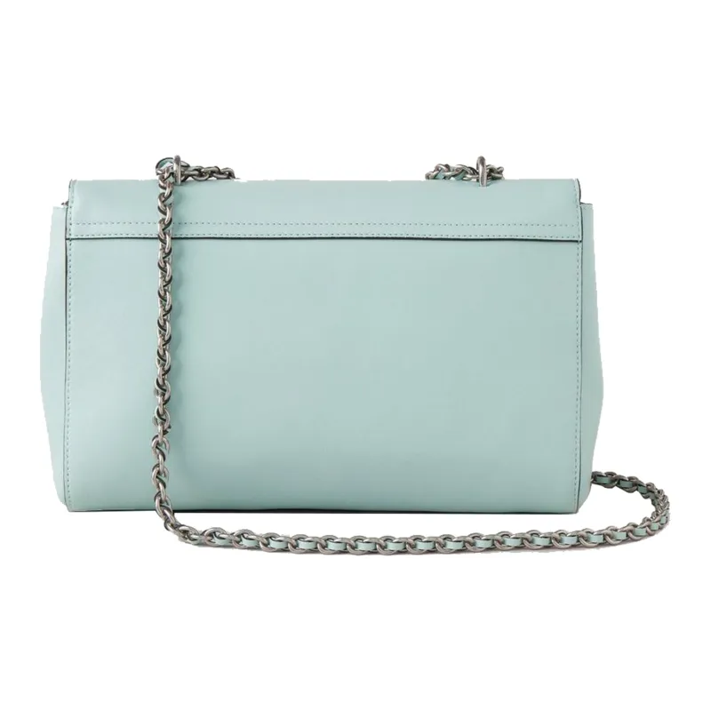 Mulberry Lily Calfskin Handbag Shoulder Bag Crossbody Bag Medium Size Women's Mint Green-2