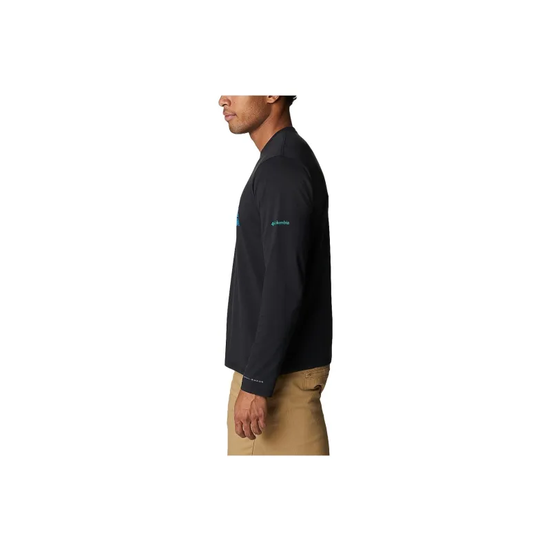 Columbia Trek T Shirts Men Black-2