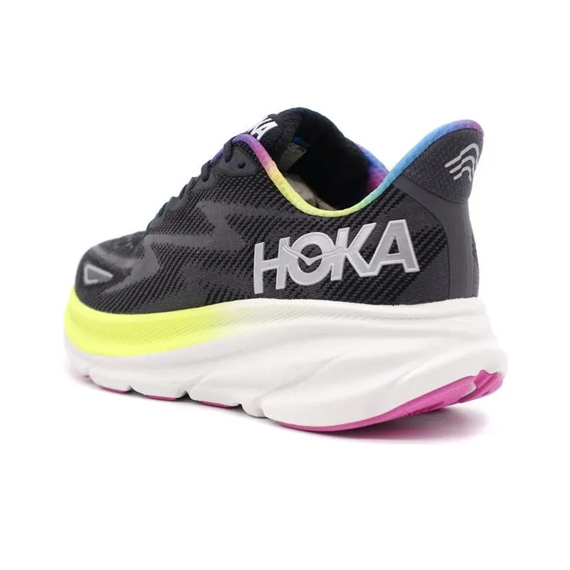 HOKA ONE ONE Clifton 9 Black All Aboard Multi Color-3