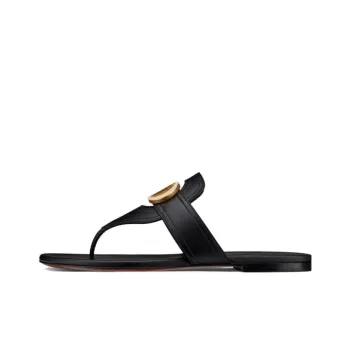 DIOR 30 Montaigne Stylish Sandals Women's Black