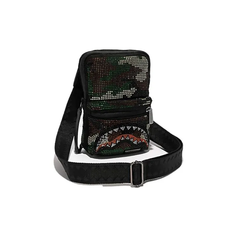 SPRAYGROUND Shoulder Bags Gray Green-4