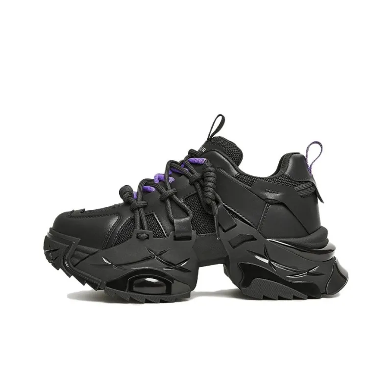 BASTO Durable Breathable Low Top Chunky Sneakers 5cm Women's-0