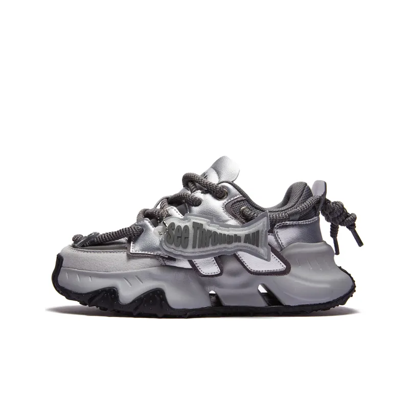 RIFUGIO VO' Flying Fish No.1 Wear-Resistant Height Increasing Low-Top Chunky Sneakers Unisex-32