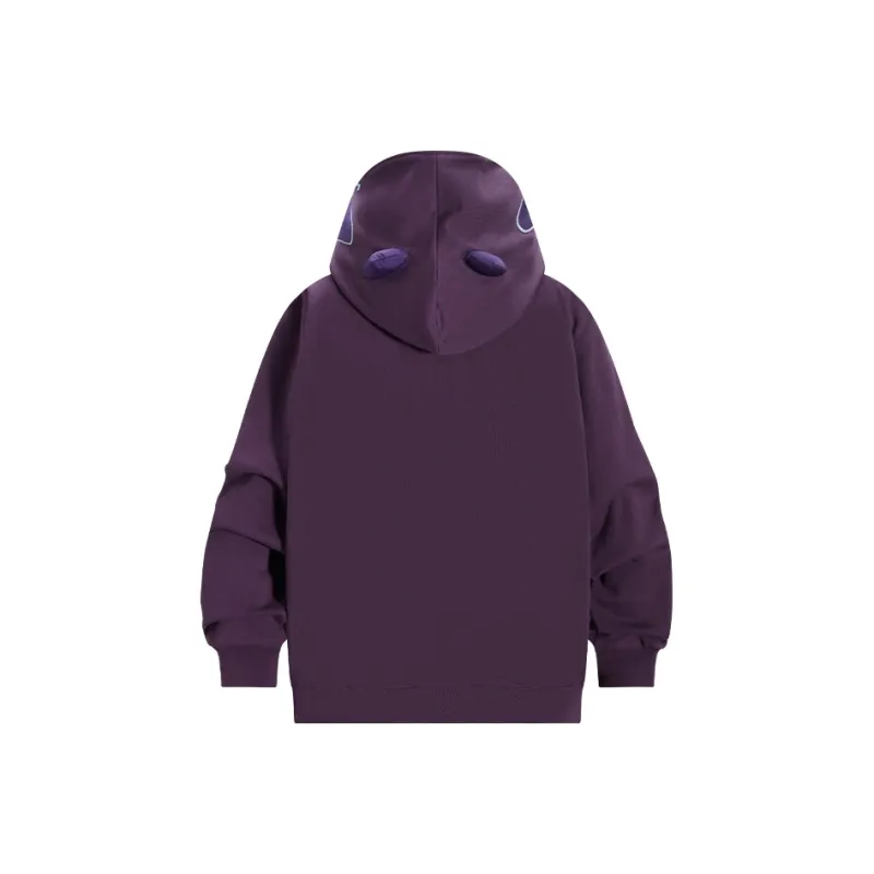 KAKAZZY Sweatshirts Unisex Dark Purple-4