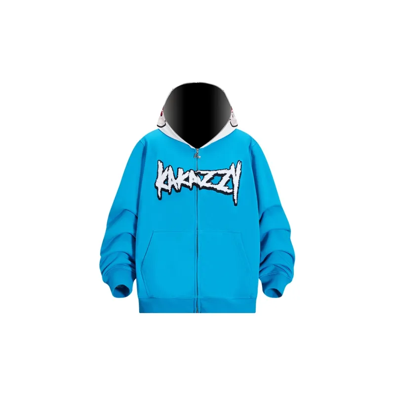 KAKAZZY Sweatshirts Unisex Blue-3