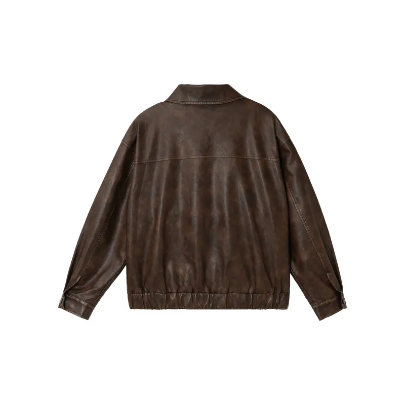 Bodydream Leather Jacket Unisex Dark Brown-2
