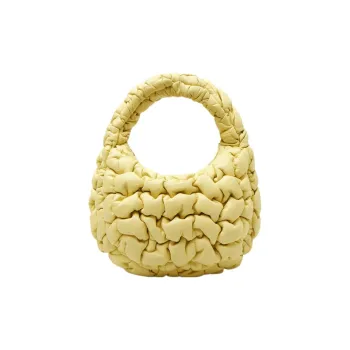 COS Sheepskin Cloud Bag Handbag Regular Women's Yellow